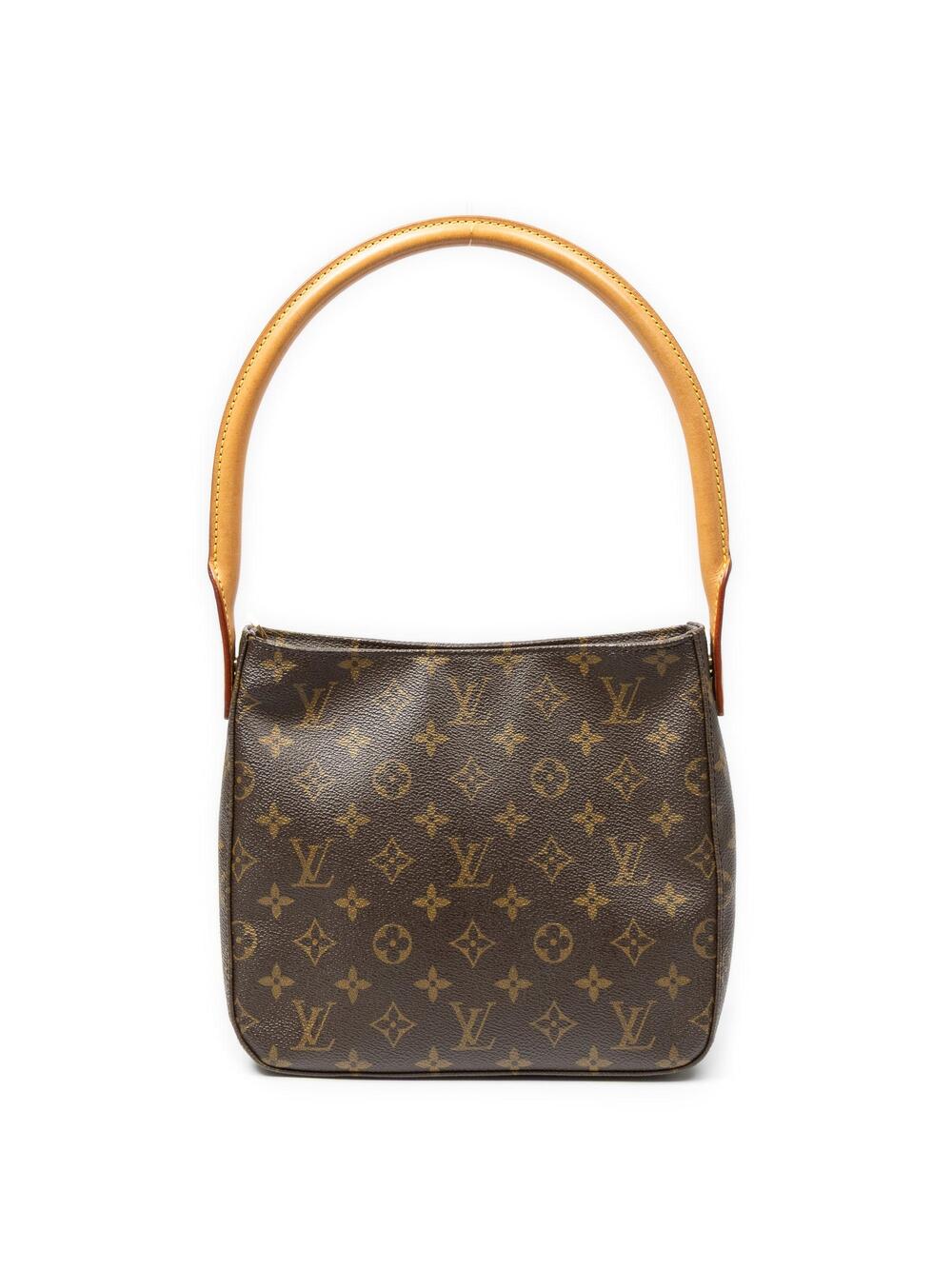 Louis Vuitton Looping Handbag Canvas Mm #376638L11B